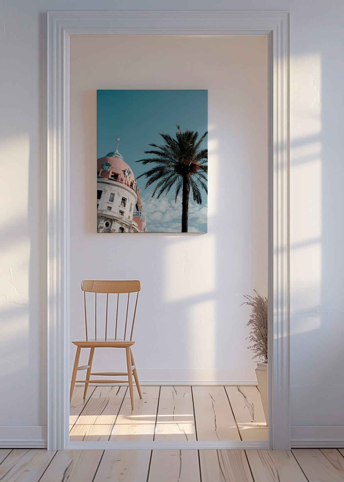Arte para cidade Riviera: cúpula e palmeira – Canvas