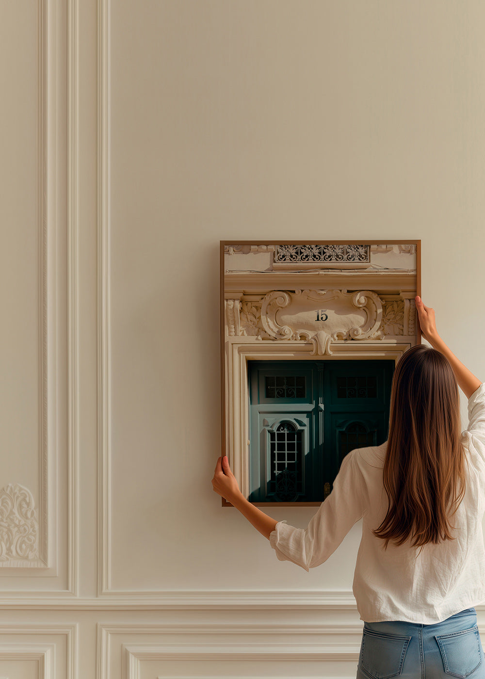 Arte para cidade: porta verde e número 15 – Product3