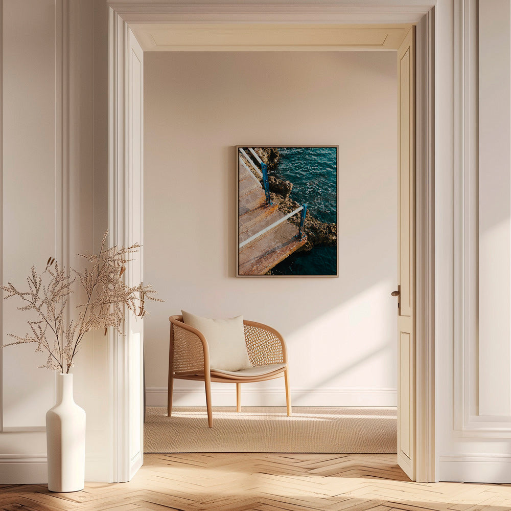 Arte paisagística: escada para o mar – Canvas2