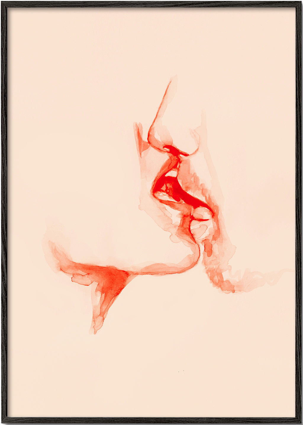 Ilustração em aquarela íntima