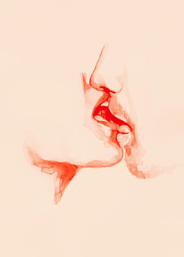 Ilustração em aquarela íntima