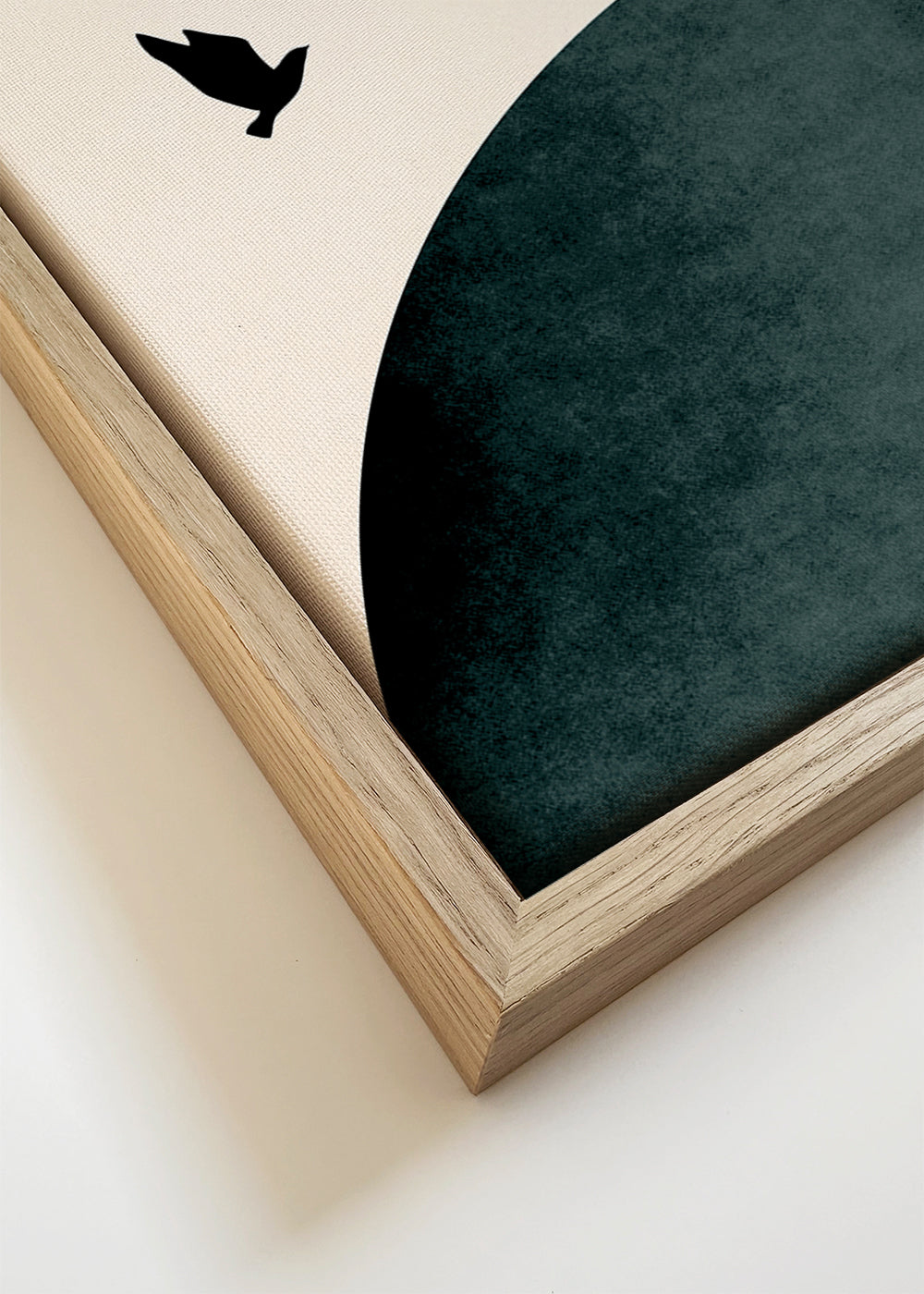 Arte abstrata com aves em voo