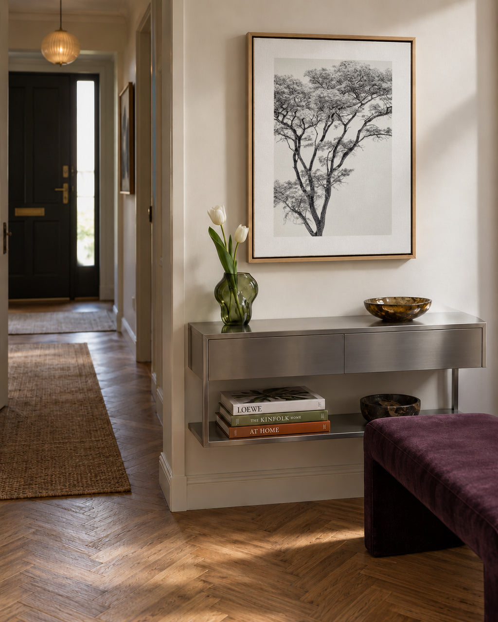 the African eagle - Framed canvas in an interior