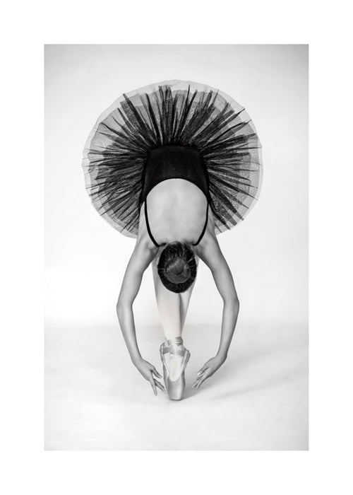 Fotografia de bailarina em ponta