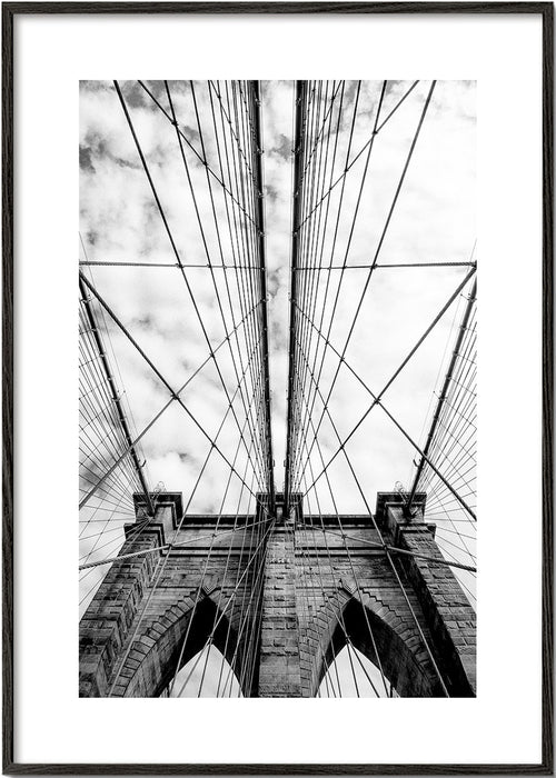 Arte para cozinha: ponte em perspetiva vertical