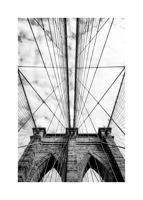 Arte para cozinha: ponte em perspetiva vertical