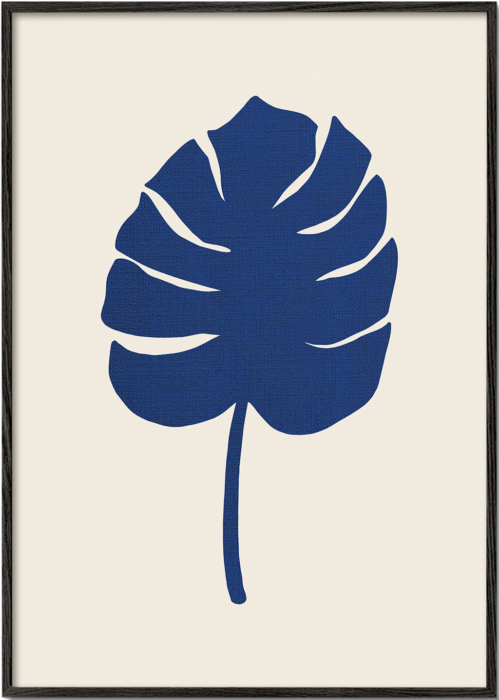 Monstera Canvas Blue