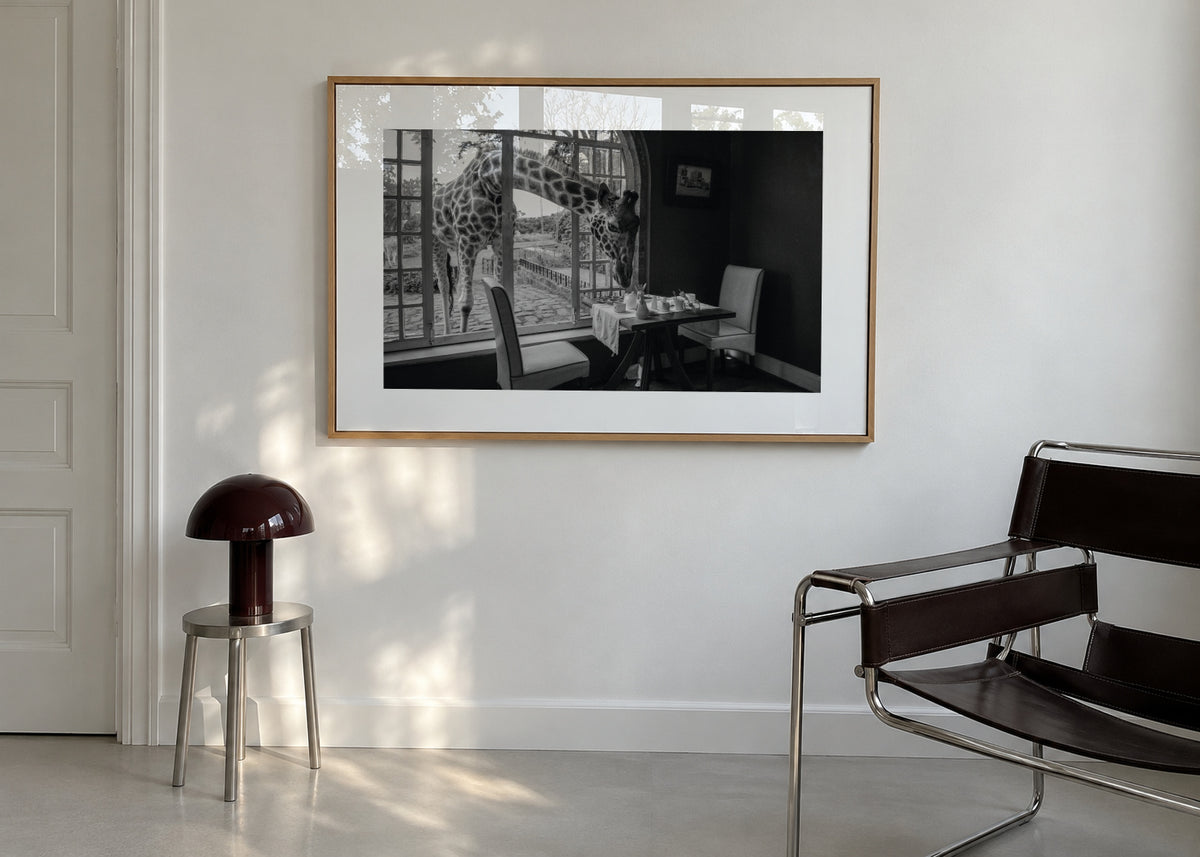 Breakfast time - Framed poster in an interior