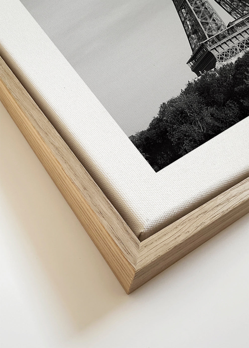 Arte para cidade: Torre Eiffel preto e branco
