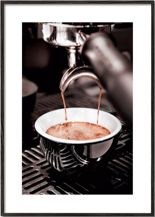 Arte para cozinha com espresso