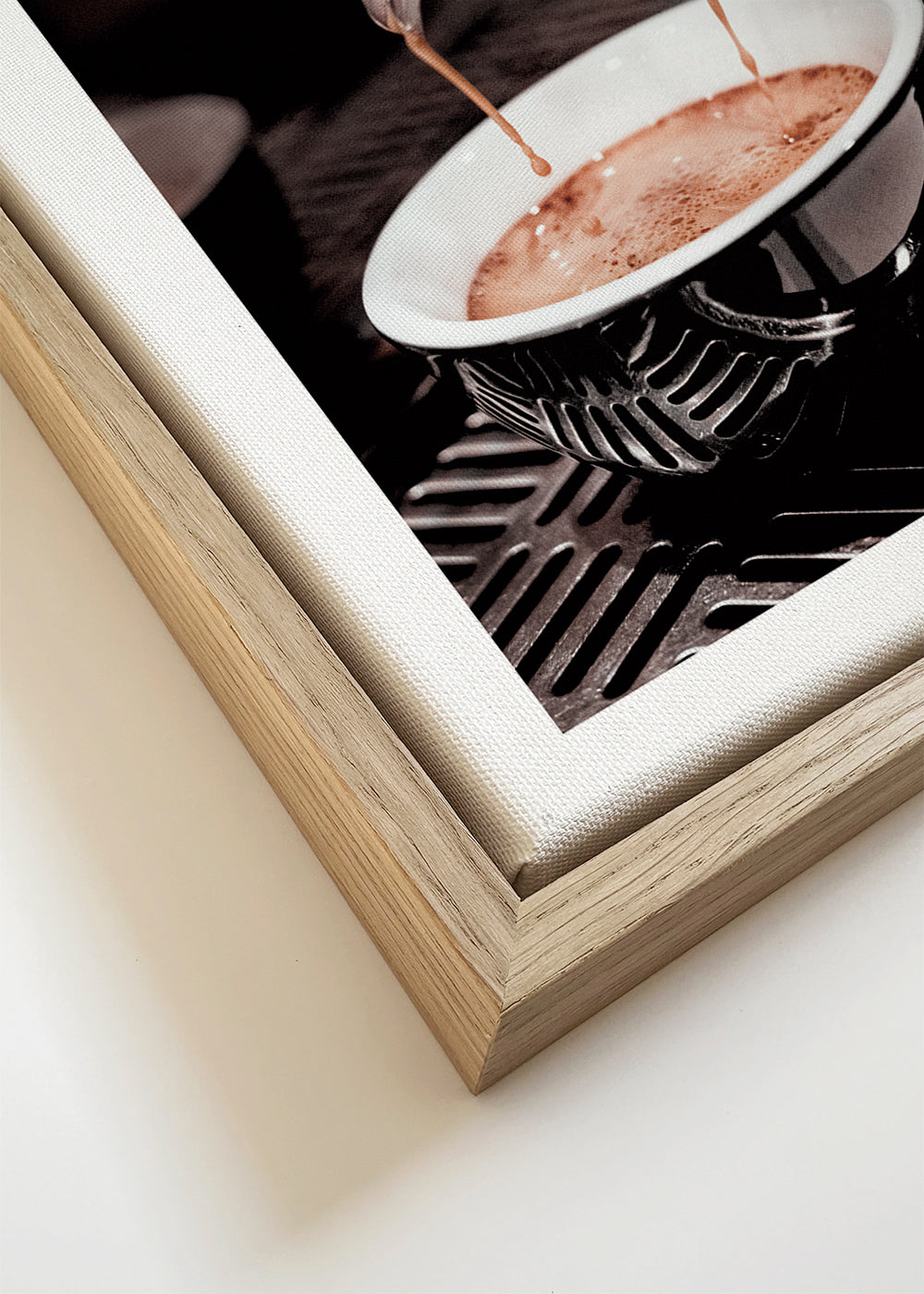 Arte para cozinha com espresso