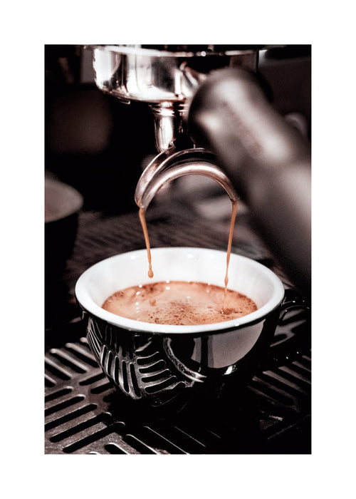 Arte para cozinha com espresso