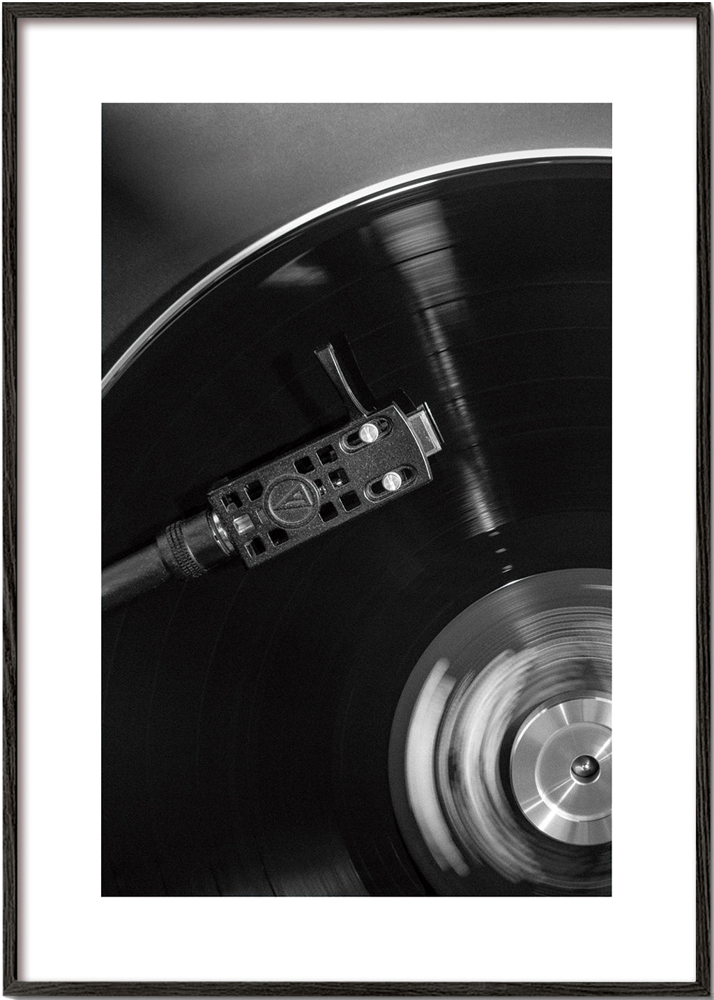 Fotografia de vinil em close-up