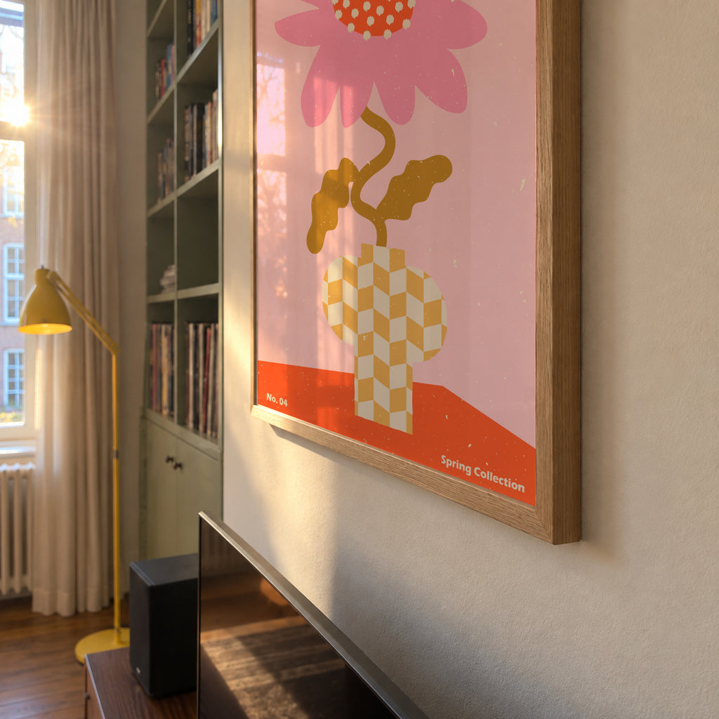 Spring Flower 04 - Framed poster detail