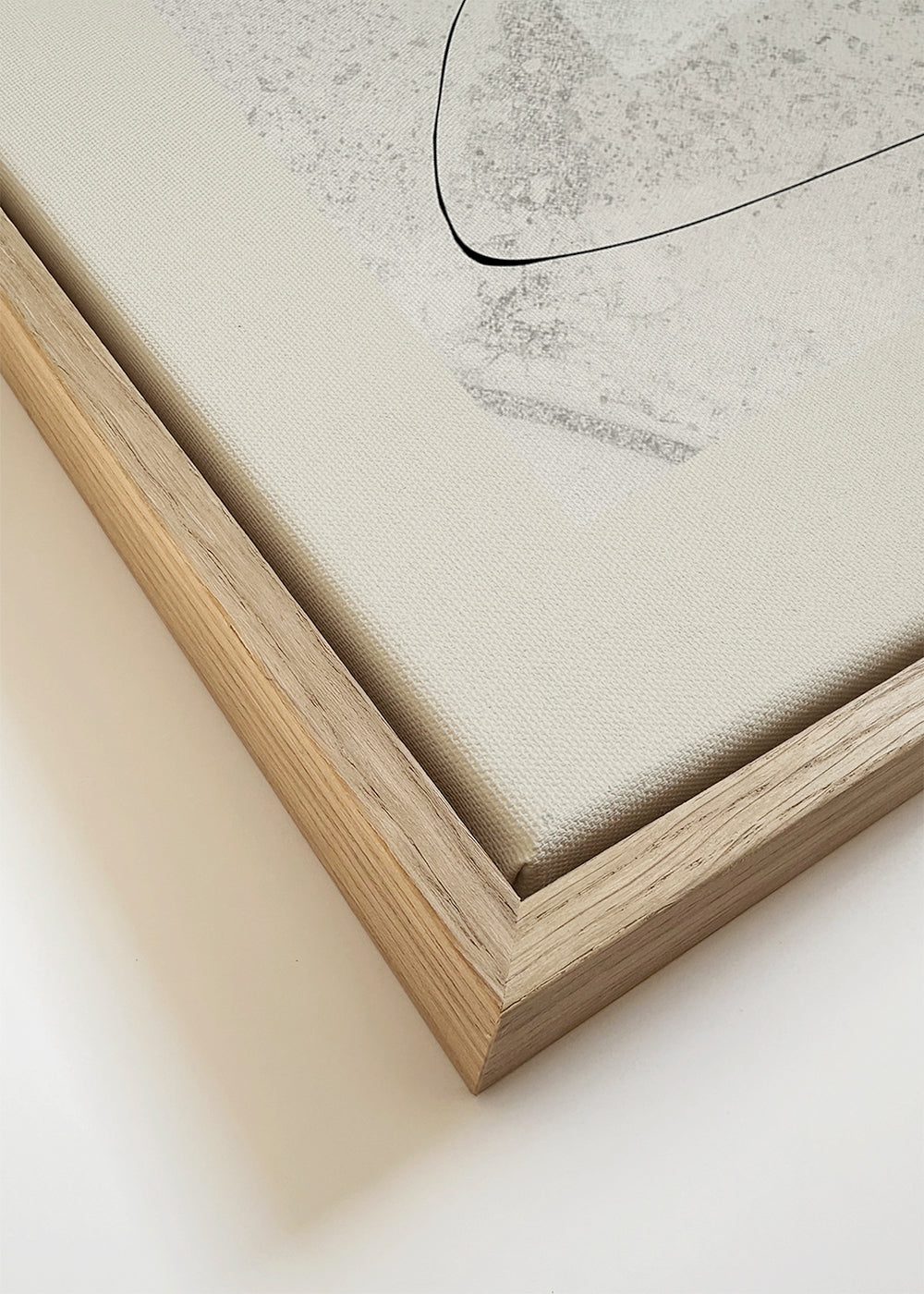 Quadro minimalista de linhas contínuas