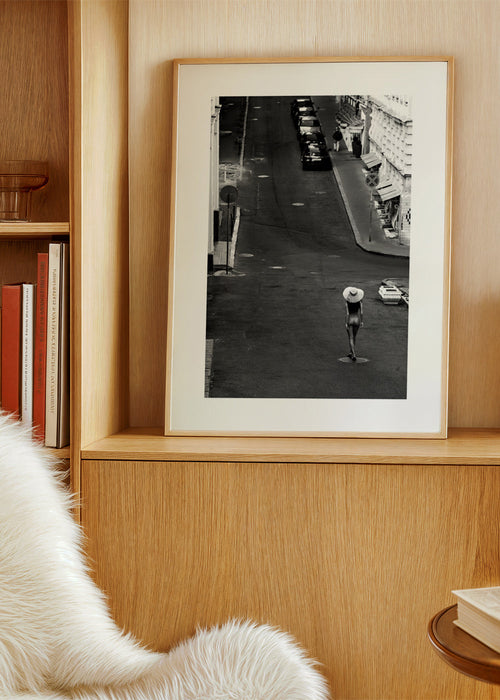 Fotografia de rua com figura solitária