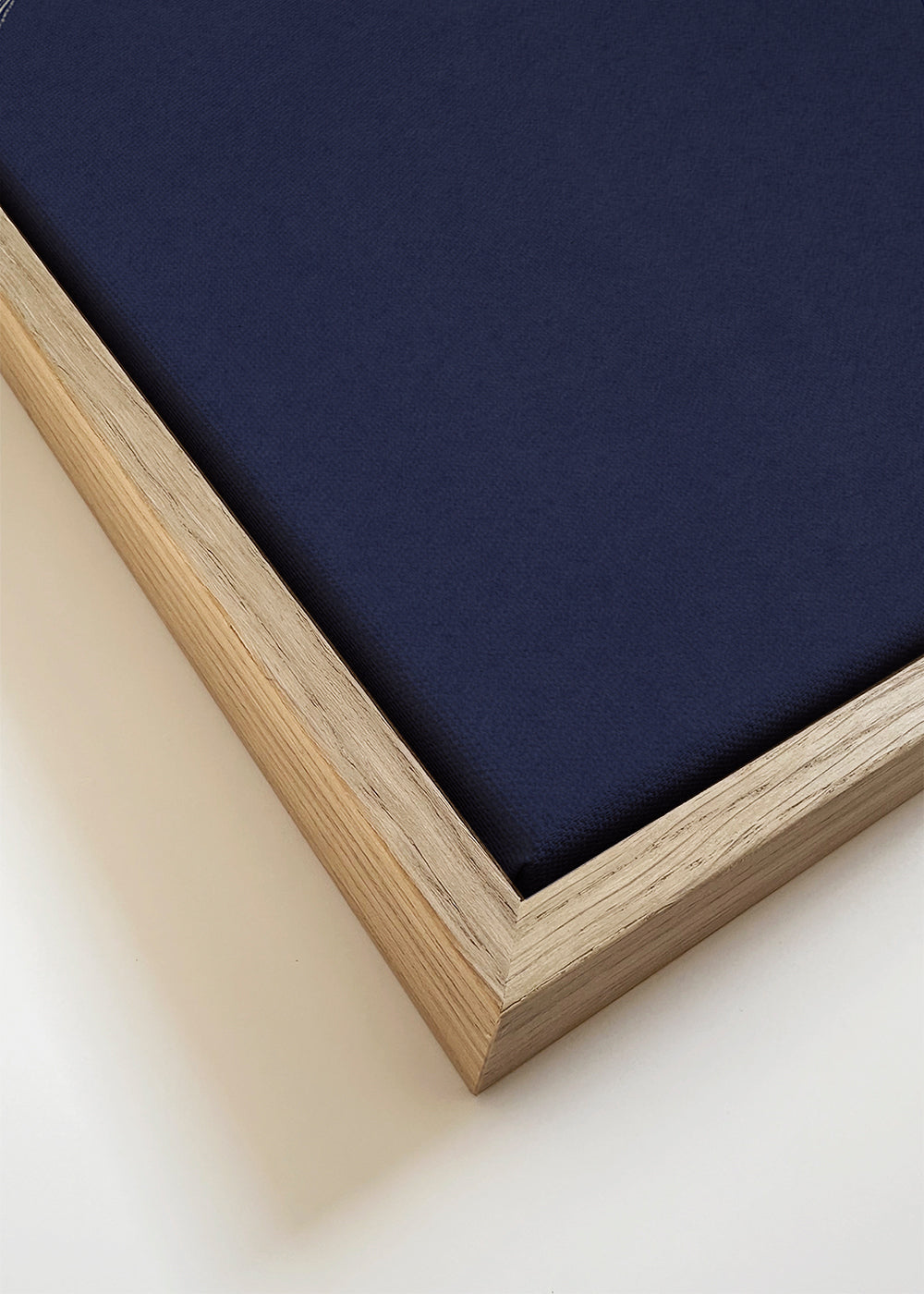 Arte abstrata com linhas orgânicas azul-noite