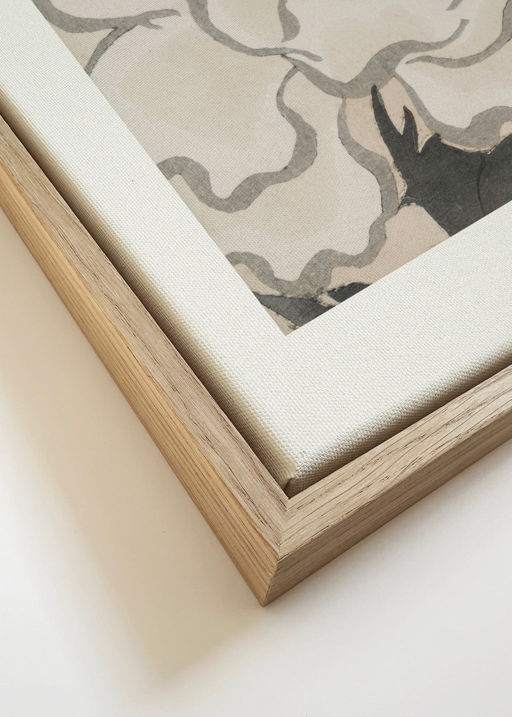 Flowers From Momoyogusa - Framed canvas detail