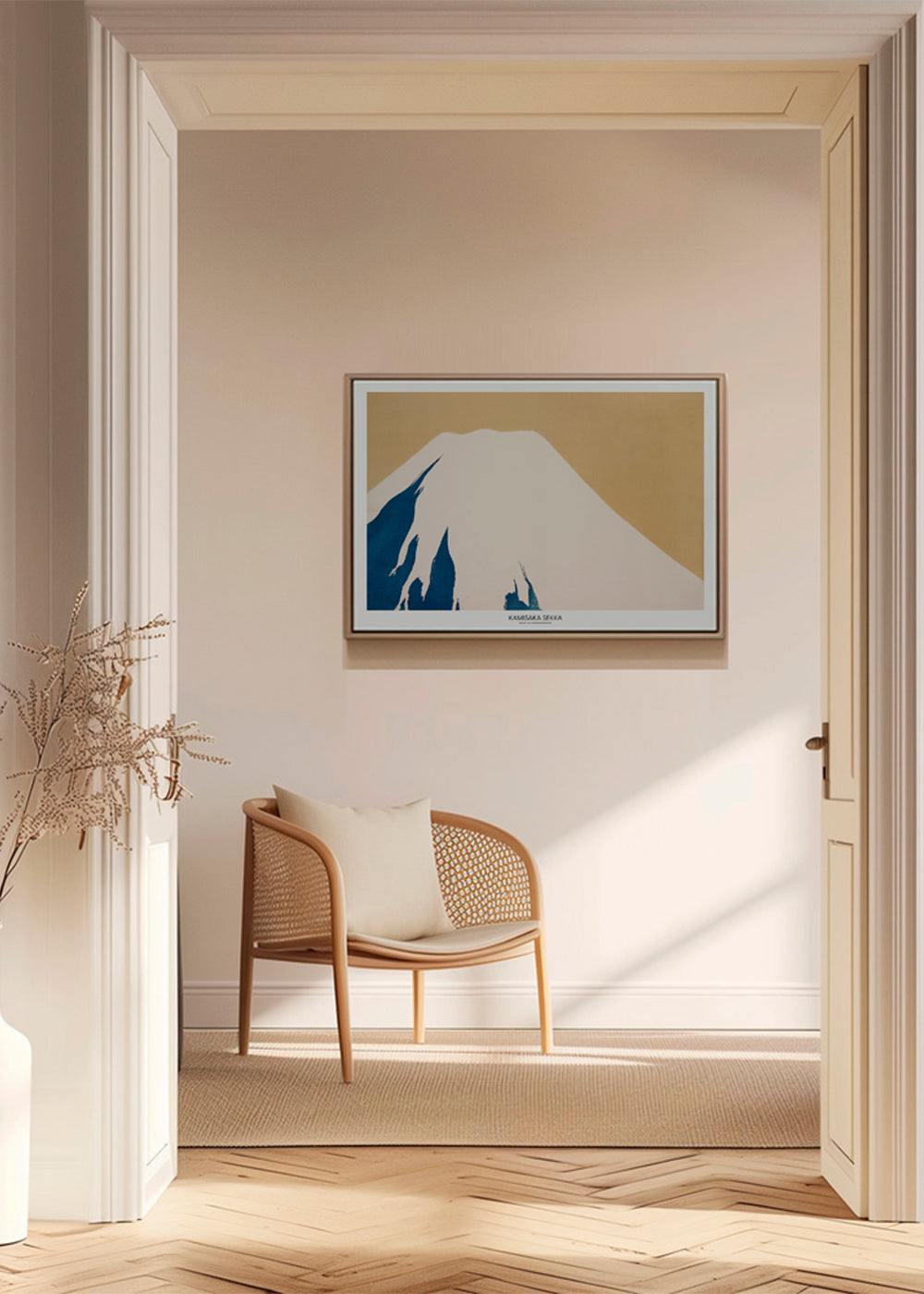 Quadro de paisagem: Monte Fuji minimalista