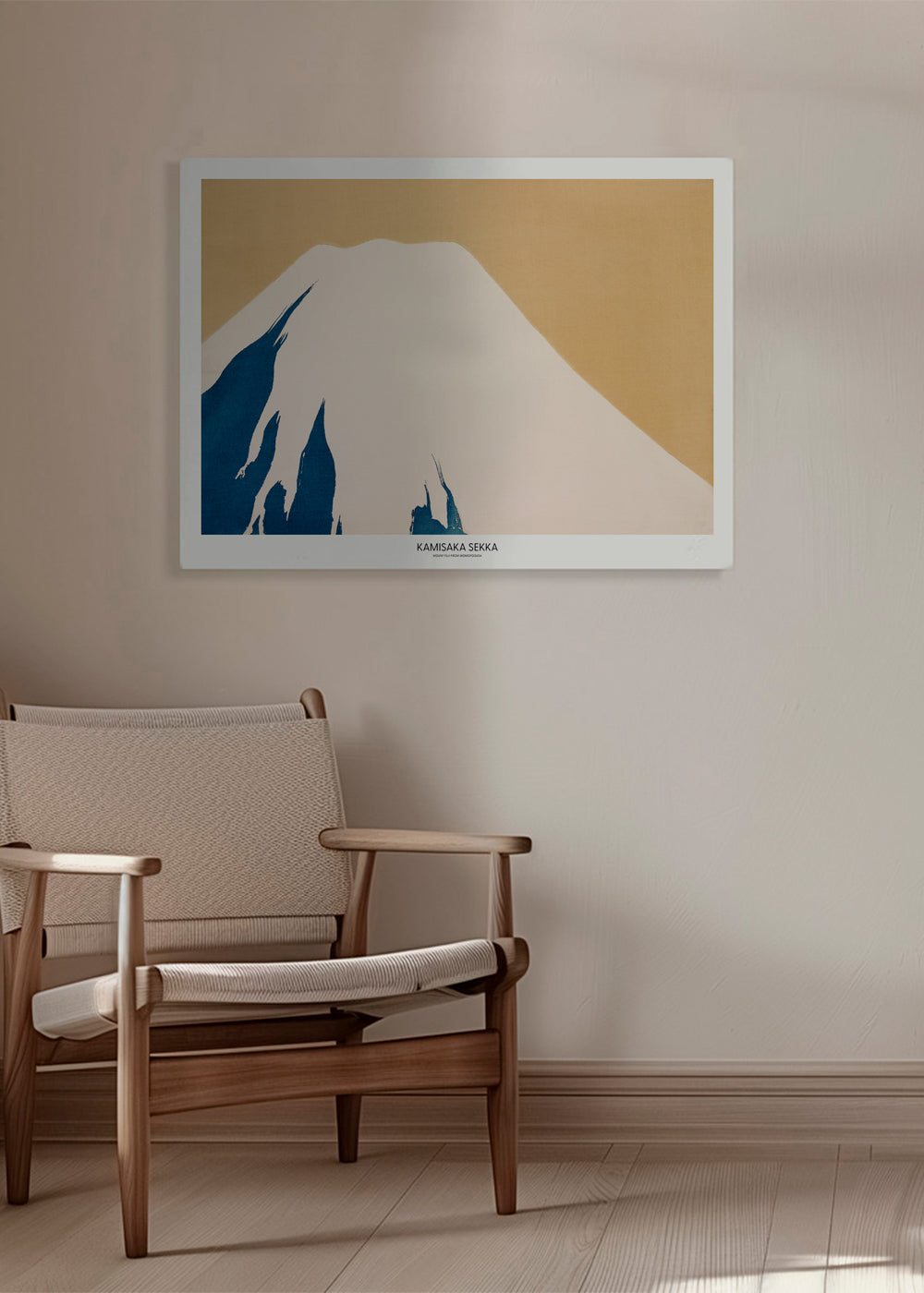 Quadro de paisagem: Monte Fuji minimalista