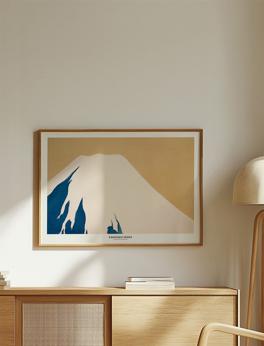 Quadro de paisagem: Monte Fuji minimalista