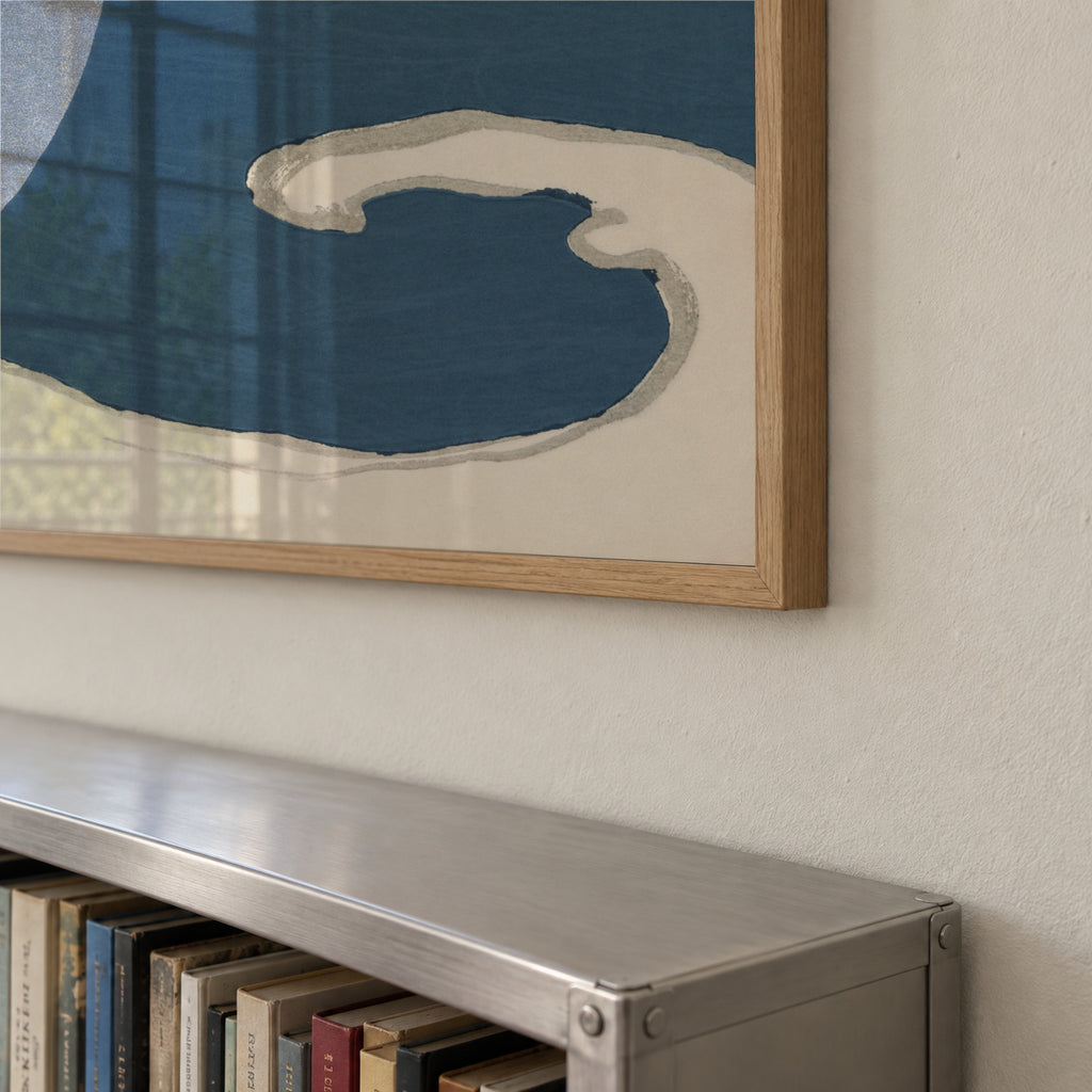 Waves and sun from Momoyogusa - Framed poster detail