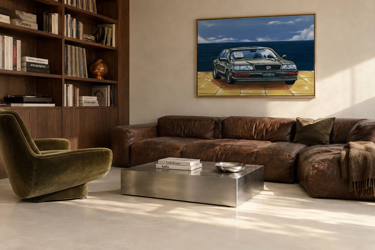 Street Fighter 2 Bonus Stage - Framed canvas in an interior