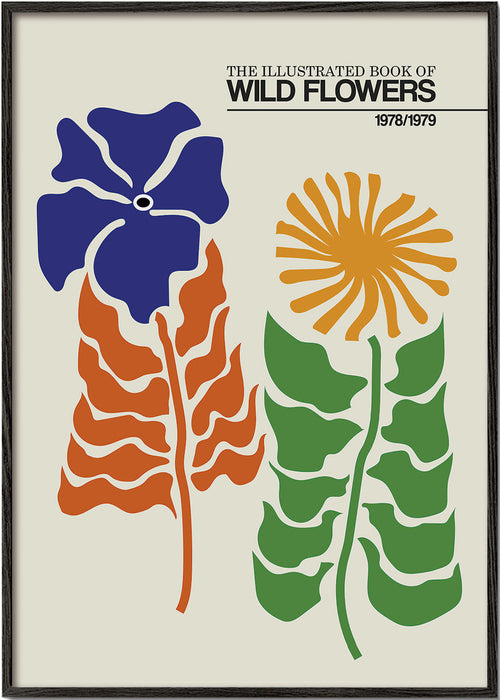 Estampa botânica: Flores selvagens gráficas