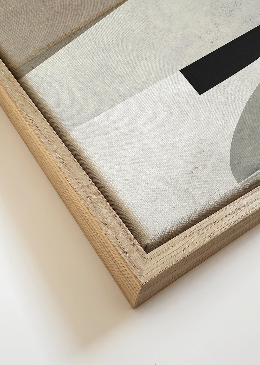 Arte abstrata com formas arquitetônicas suaves