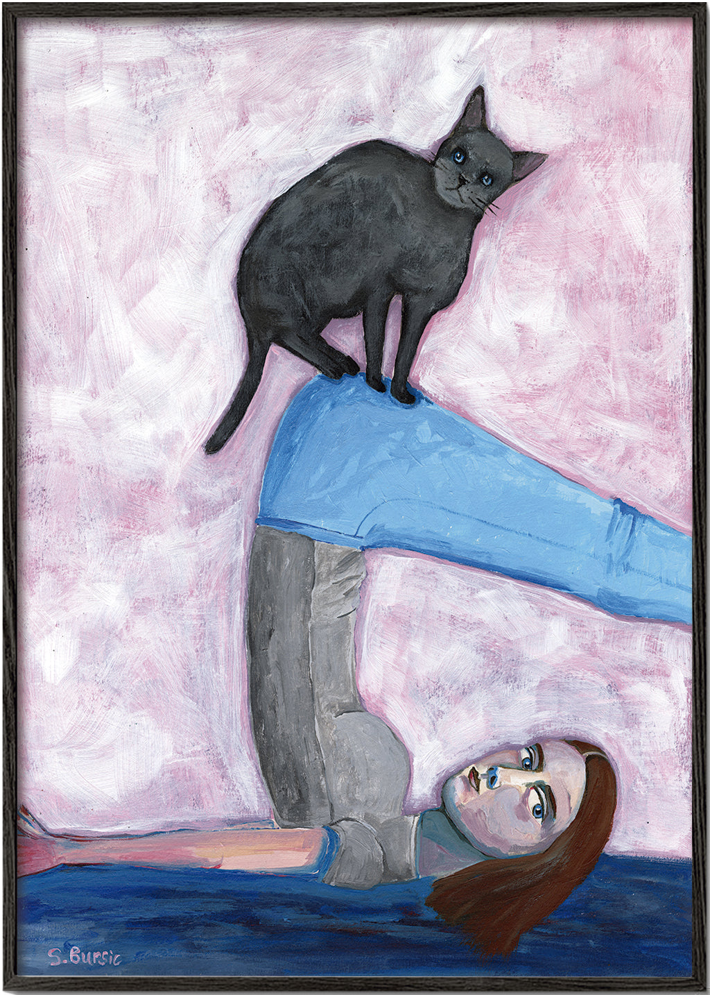 Yoga with my Cat