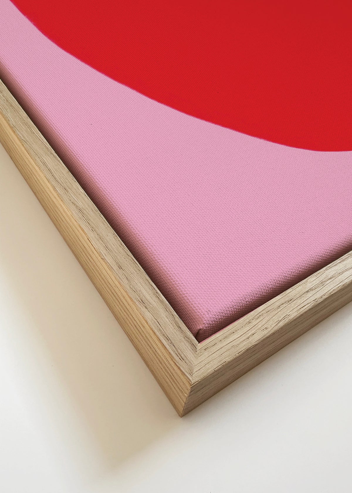 Apple - Framed canvas detail