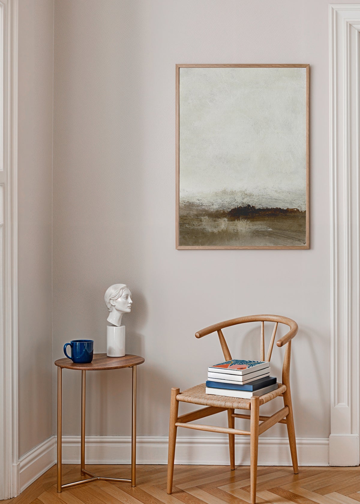 Away from hear No2 - Framed poster in an interior