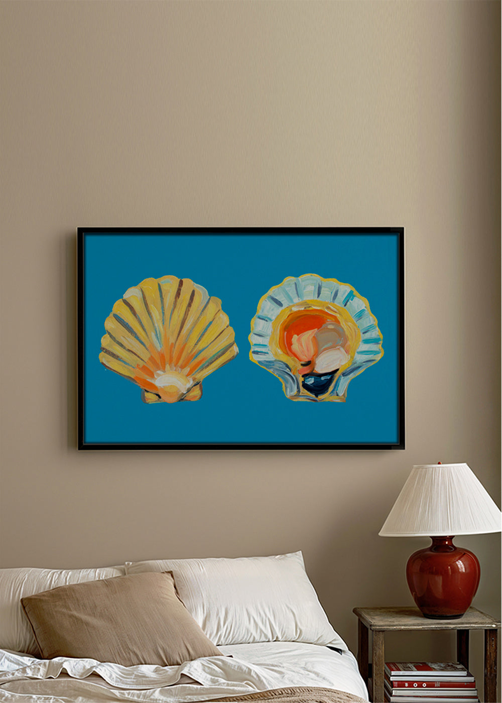 Scallops On Blue