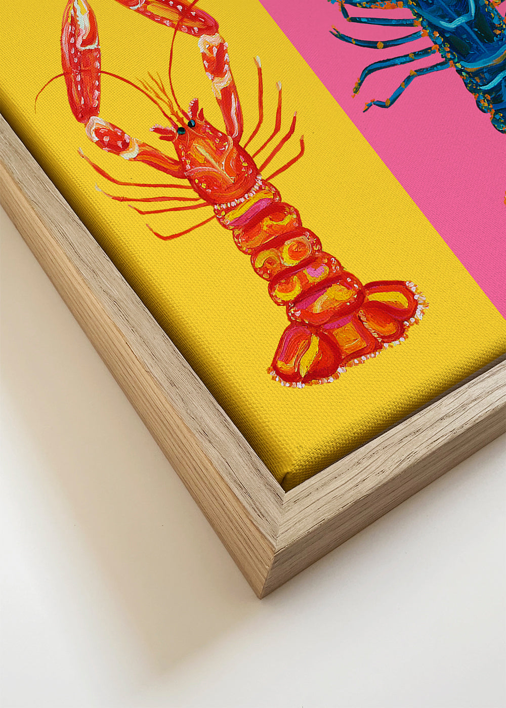 Arte para cozinha: lagostins pop art