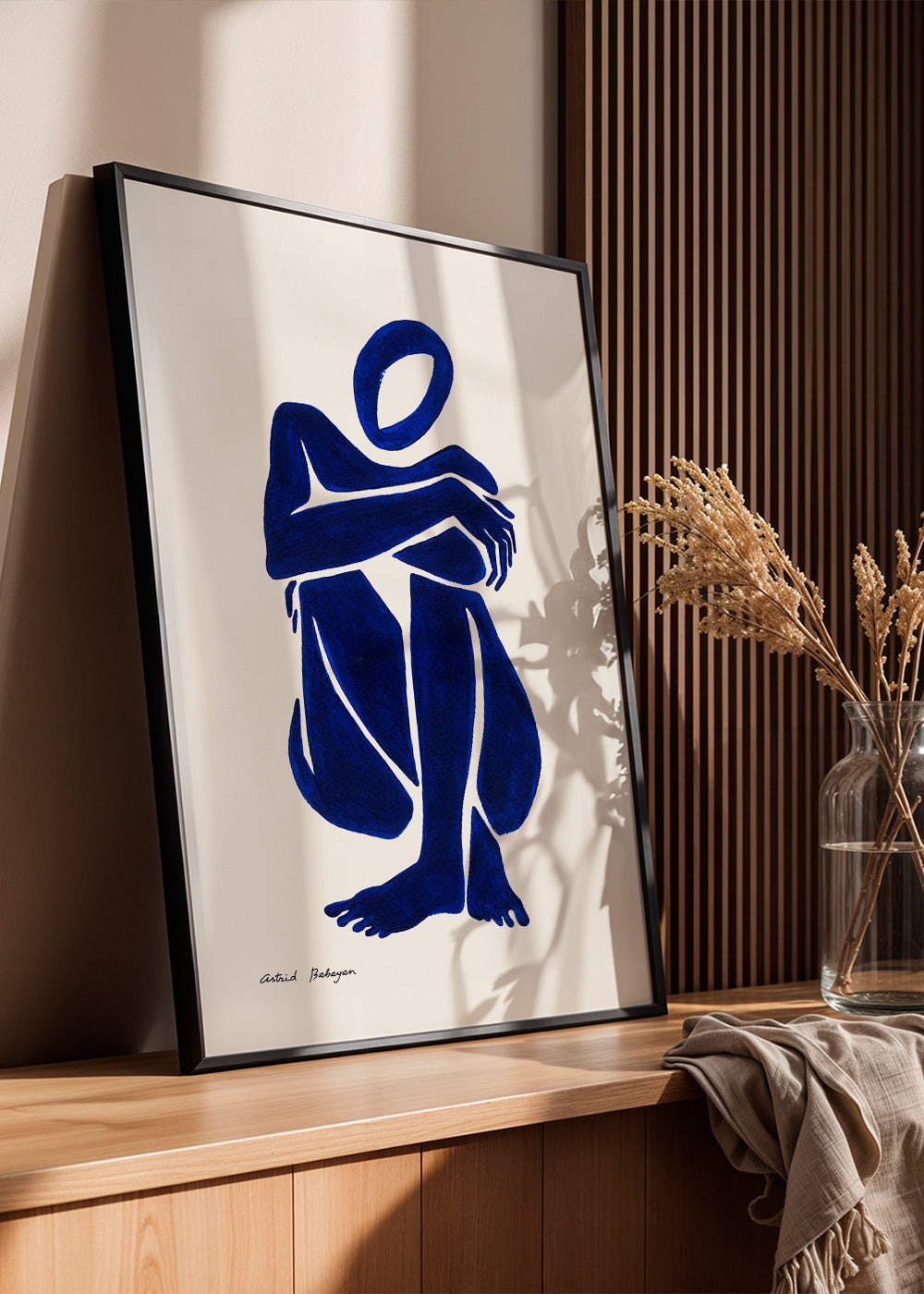 Blue figure #1