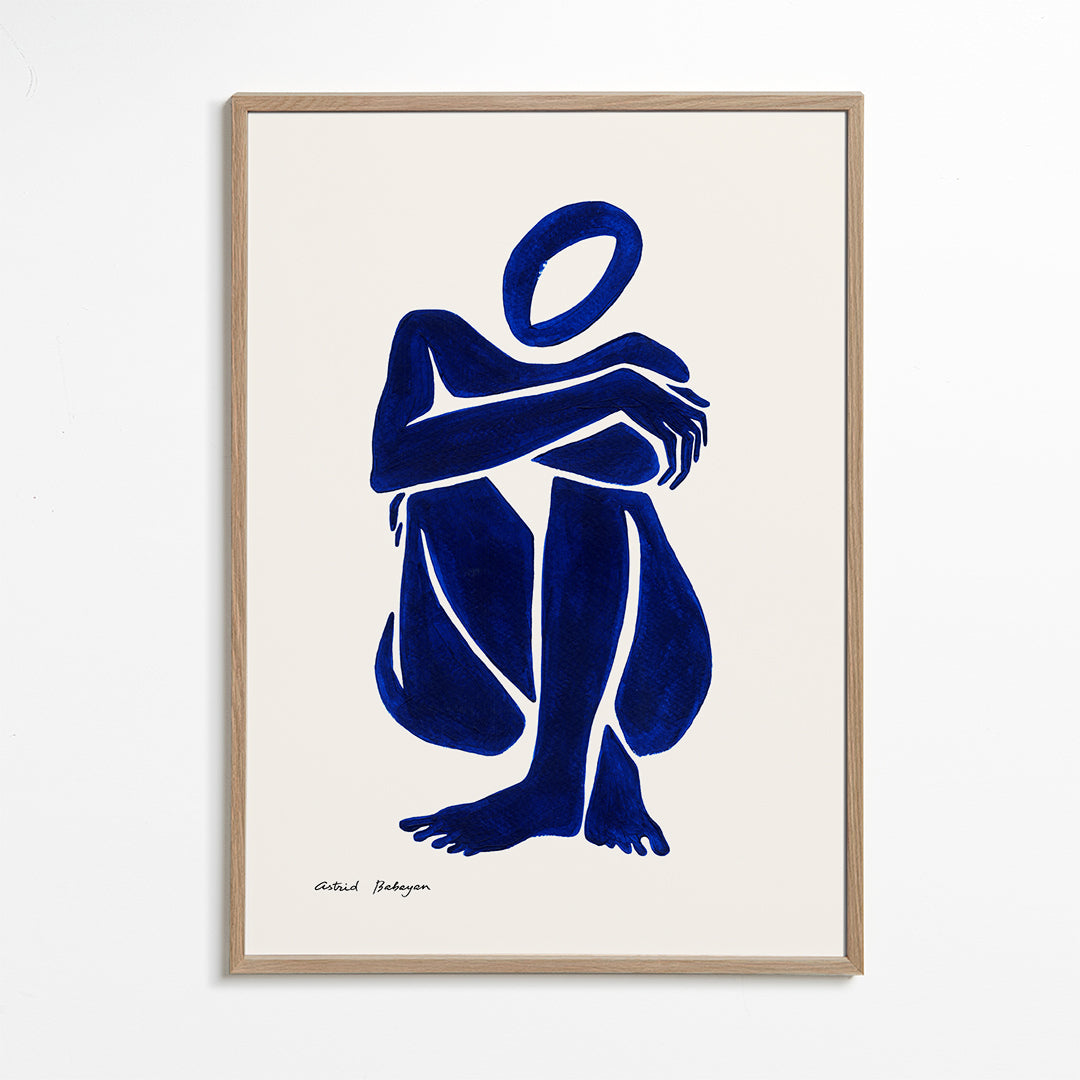 Blue figure #1
