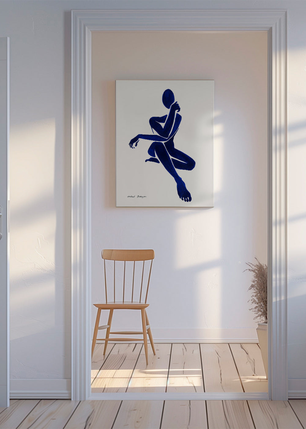 Blue Figure #2