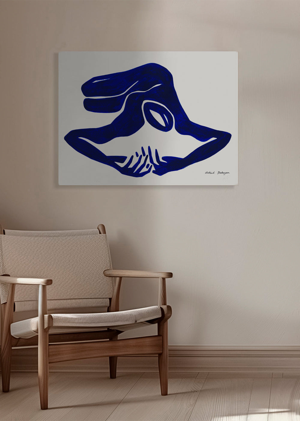 Blue Figure #6