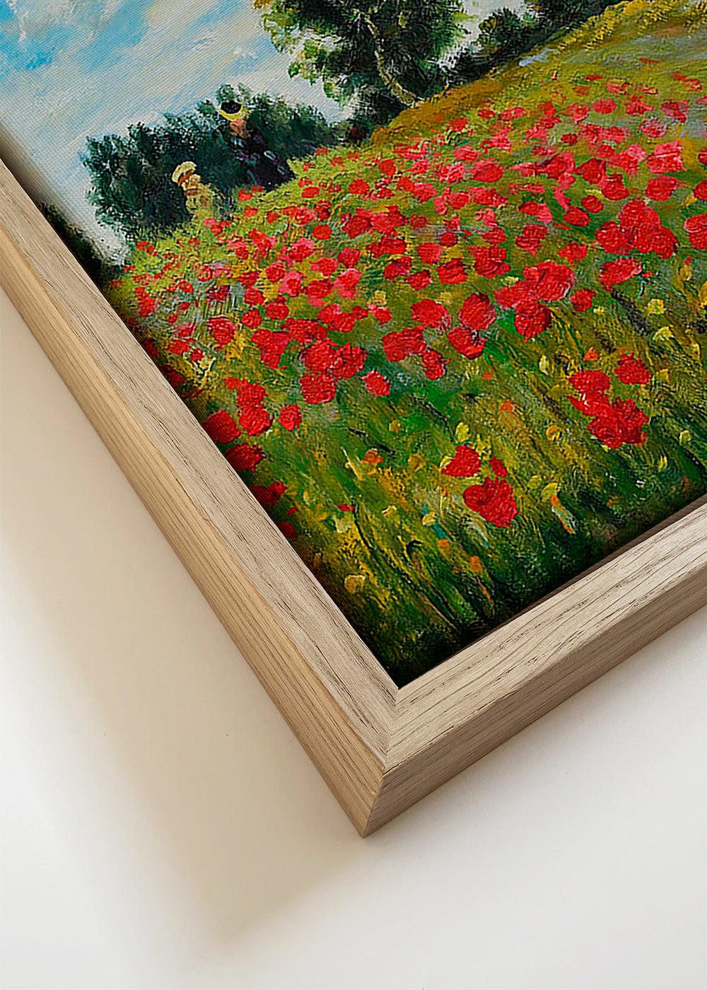 Arte paisagística: campo de papoilas em Argenteuil