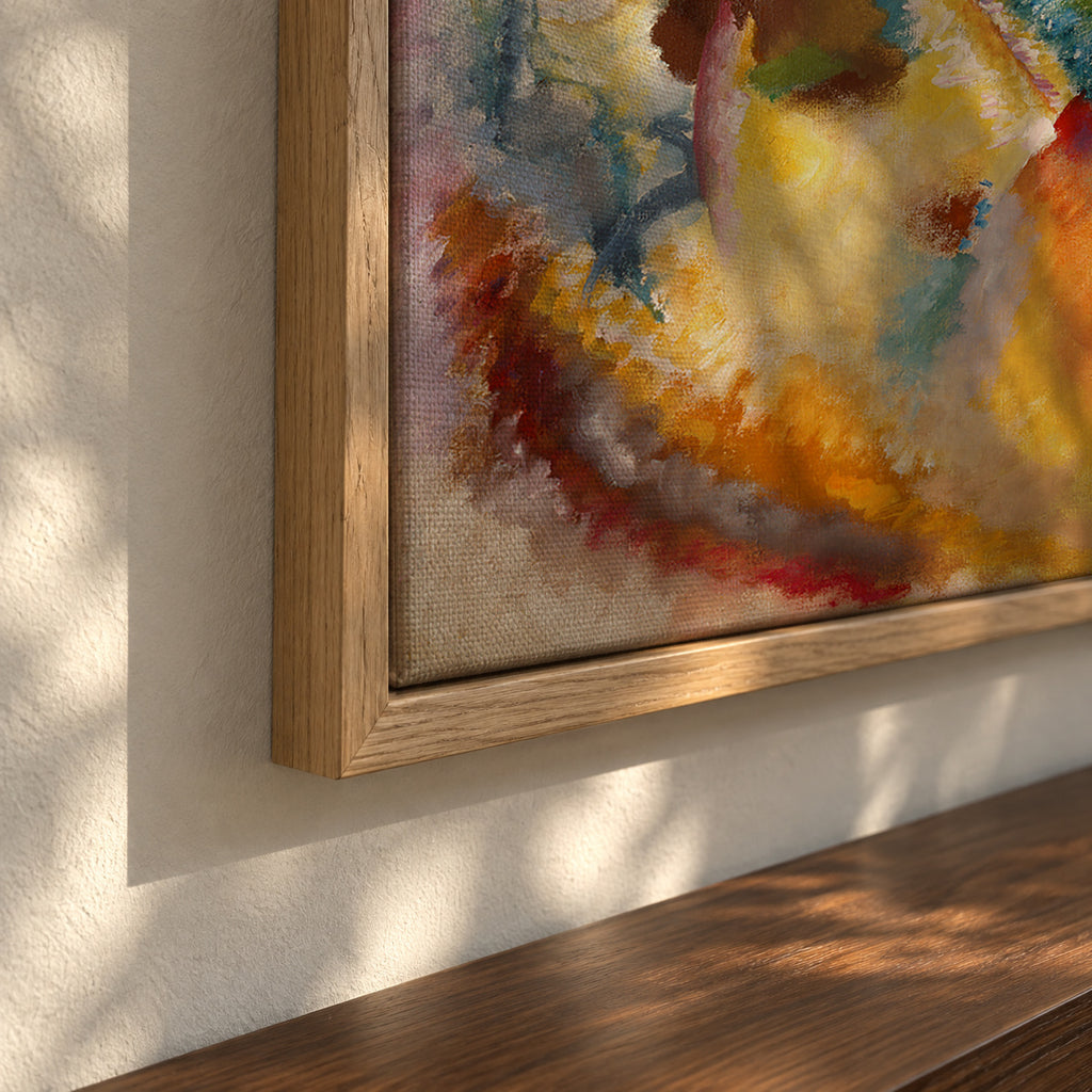 Komposition VII - Vasili Kandinsky - Framed canvas detail