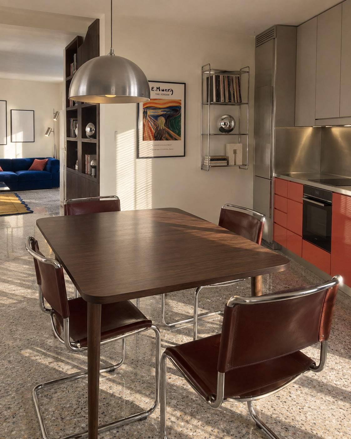 The Scream Exhibition - Edvard Munch - Framed poster in an interior