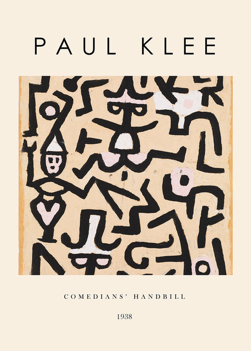Arte abstrata Paul Klee traços lineares 1938