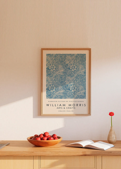 Estampa botânica William Morris Marigold