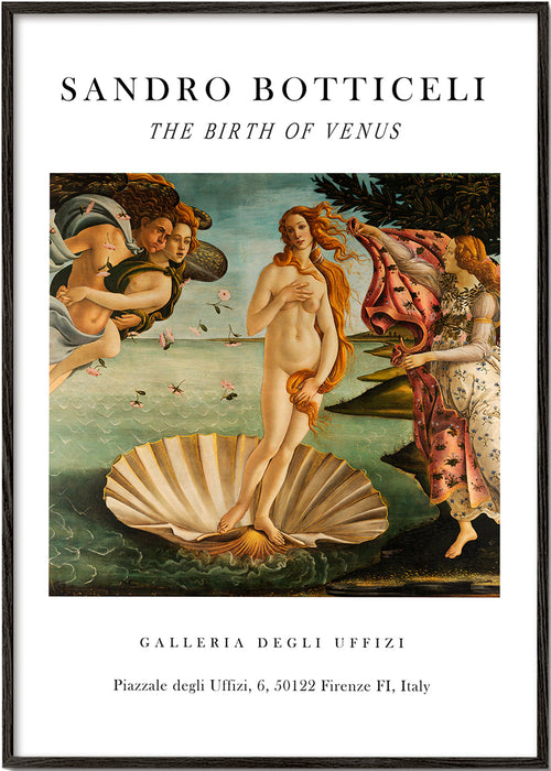 Nascimento de Vénus clássico de Botticelli
