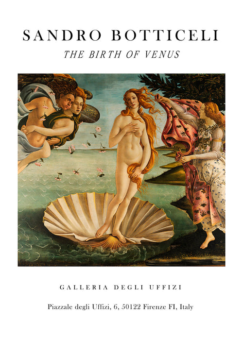 Nascimento de Vénus clássico de Botticelli