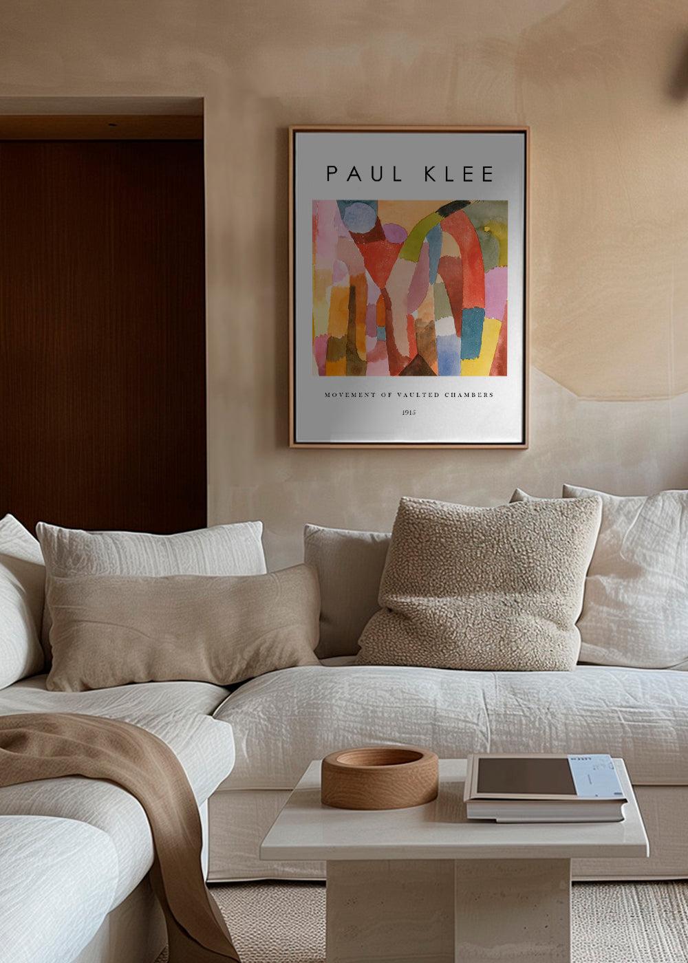 Movement of Vaulted Chambers Exhibition White - Paul Klee