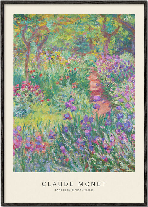 Estampa botânica Jardim de Giverny