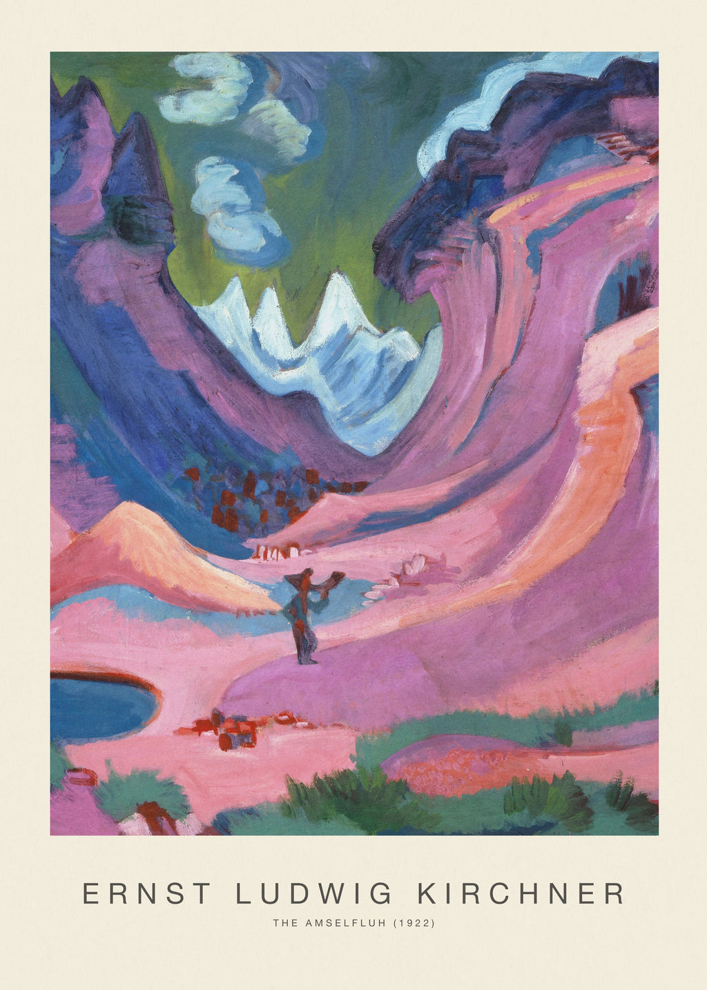 The Amselfluh (Special Edition) - Ernst Ludwig Kirchner - Unframed art print