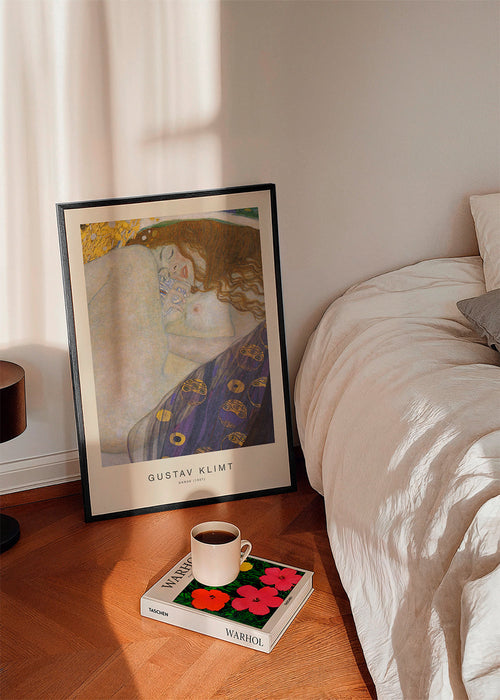 Quadro vintage: Danae em tons dourados