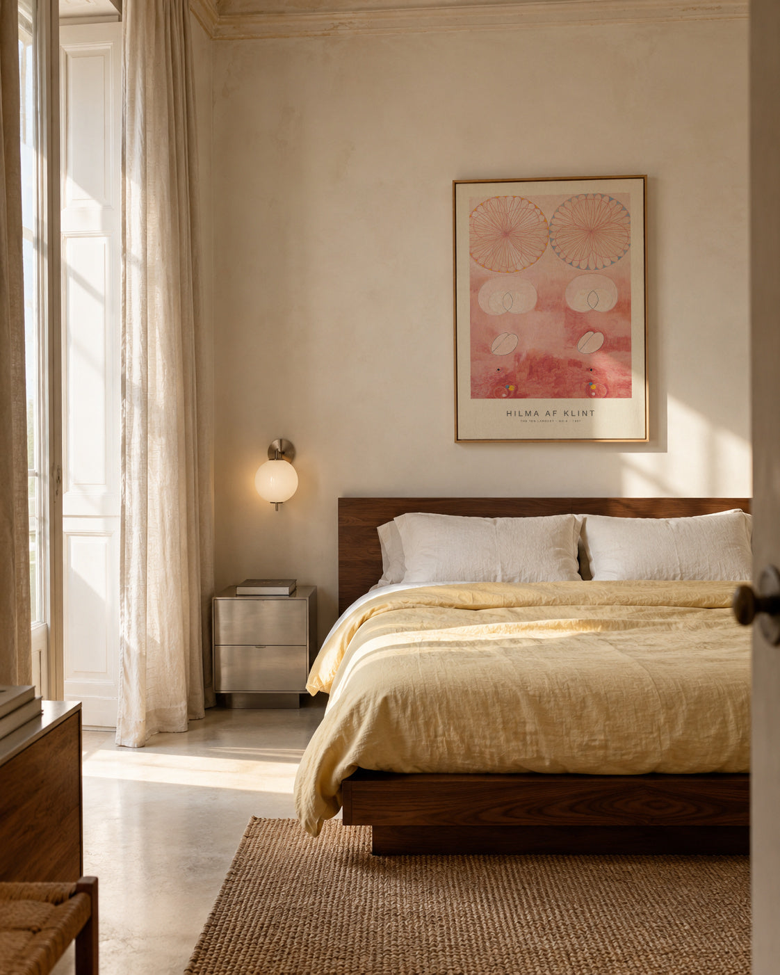 The Ten Largest, No.9 (Special Edition) - Hilma af Klint - Framed canvas in an interior